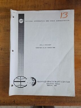 NASA Apollo Spacecraft Flotation Collar Instructions February 1968
